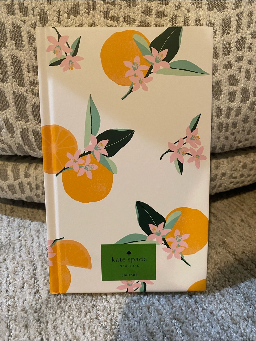kate spade Cream, Orange & Pink Citrus Floral Journal